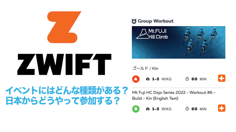 Zwiftのイベントにはどんな種類がある？日本からどうやって参加するのサムネイル