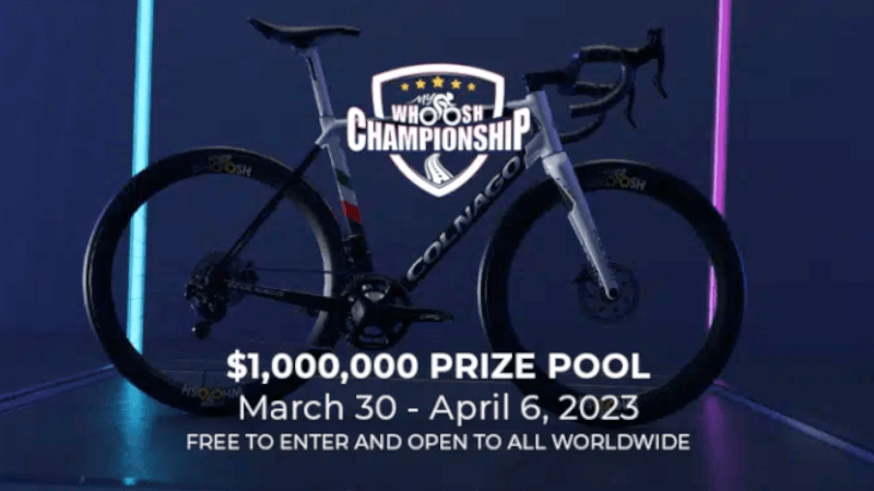 バーチャルサイクリングのMyWhooshが「MyWhoosh Championship」を開催。賞金総額100万ドル thumbnail
